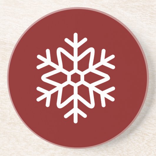 Red  zandsteen onderzetter (Voorkant)