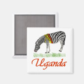 Red Zebra-serie Magneet (Voorkant / Achterkant)