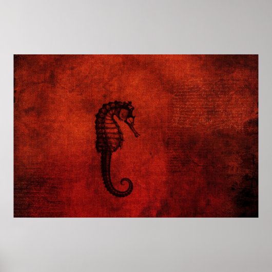 Red Zee Dragon Poster (Voorkant)