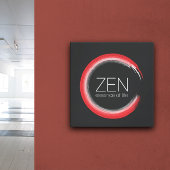 Red Zen Canvas Afdruk
