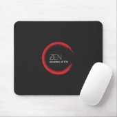 Red Zen Mousepad Muismat (Met muis)
