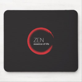 Red Zen Mousepad Muismat