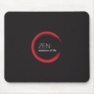 Red Zen Mousepad Muismat
