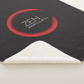 Red Zen Sherpa Blanket Deken (3/4)