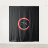 Red Zen Tapestry Wandkleed (Voorkant)