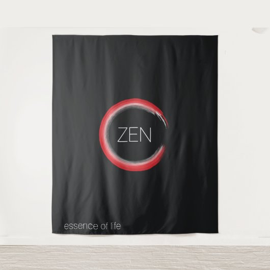 Red Zen Tapestry Wandkleed (Voorkant)