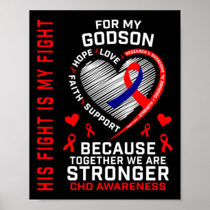 Red zijn gevecht is mijn gevecht Godson CHD Awaren Poster