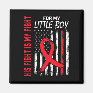 Red zijn zoon Little Boy Heart Disease USA FLA Magneet