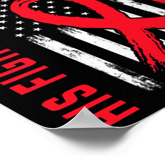 Red zijn zoon Little Boy Heart Disease USA FLA Poster (Hoek)