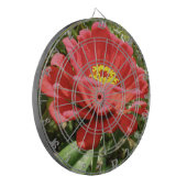 Red Zinnia Dart Board Dartbord (Voorkant Links)