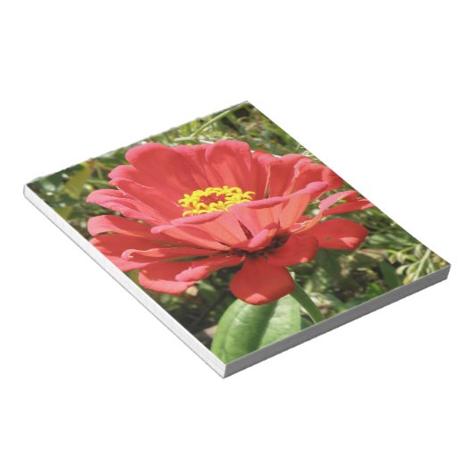 Red Zinnia-laptop Notitieblok (Schuin)