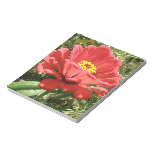 Red Zinnia-laptop Notitieblok (Linkerzijde)