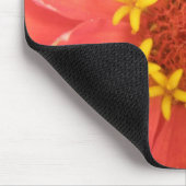 Red Zinnia Macro Mousepad Muismat (Hoek)