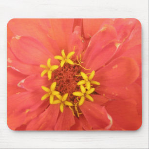 Red Zinnia Macro Mousepad Muismat