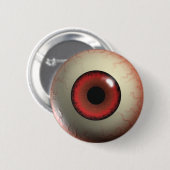 Red Zombie Eye-ball Badge Ronde Button 5,7 Cm (Voorkant /achterkant)