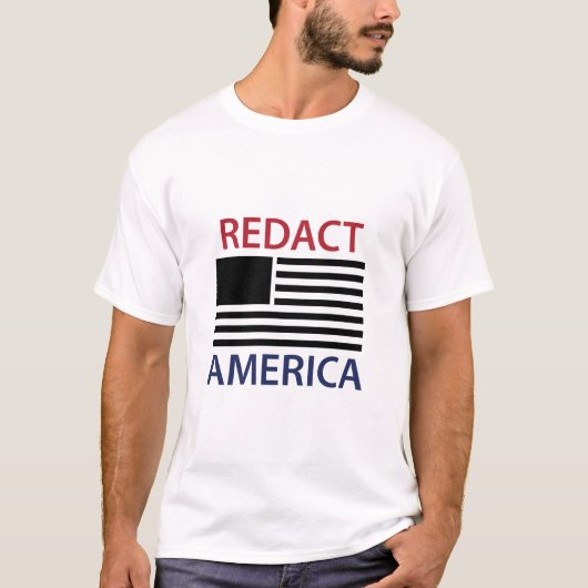 REDACT AMERICA T-Shirt (Voorkant)