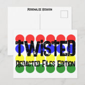 Redacted Files Edition Twisted Government Series Feestdagenkaart (Voorkant / Achterkant)