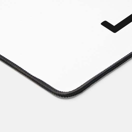 [ REDACTED ] Large Minimalist Typographic Desk Mat (Hoek)