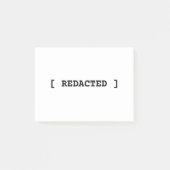 [ REDACTED ] Minimalist Professional Post-it Notes (Voorkant)