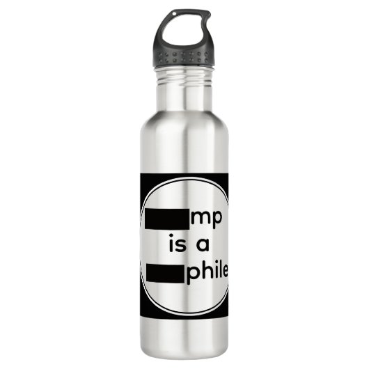 Redacted Water Bottle Waterfles (Voorkant)