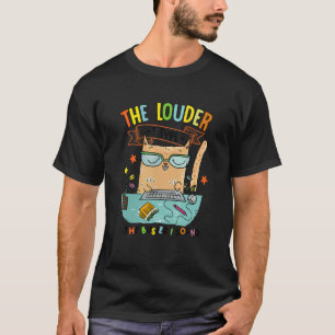 Redacteur Collega Brutaal Meisje Harder Ik Tik Bez T-shirt