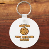 Redacteur ... Werkt voor cookies Sleutelhanger (Voorkant)