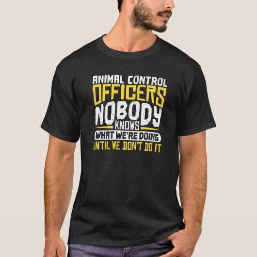 Redacteuse voor dierencontrole t-shirt (Voorkant)