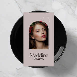 Redactie Chique Beauty Salon Make-up Artiest Mauve Visitekaartje