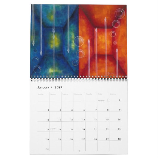Redactie Life 2012 Agenda, Kalender (Jan 2027)