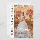 Redactie Magazine Hoesje Quinceanera Sla de datum  Kaart (Voorkant)