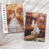 Redactie Magazine Hoesje Quinceanera Sla de datum Kaart
