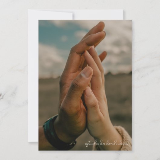 Redactie Magazine Hoesje Wedding Sla de datum op Kaart (Achterkant)