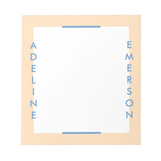 Redactioneel modern Notitieblok voor typografie -  (Voorkant)