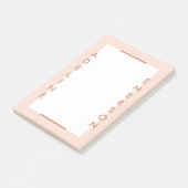 Redactioneel Modern Typografie Post-it Notes - Pea (Schuin)