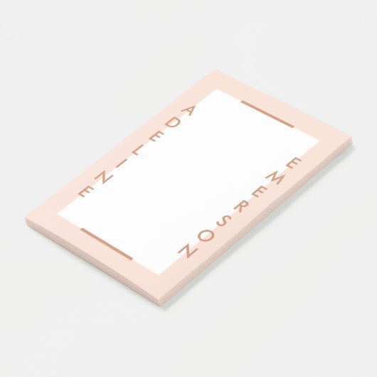 Redactioneel Modern Typografie Post-it Notes - Pea (Schuin)