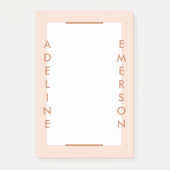 Redactioneel Modern Typografie Post-it Notes - Pea (Voorkant)