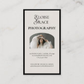 Redactioneel Script QR-code en Photo Professional Visitekaartje (Achterkant)