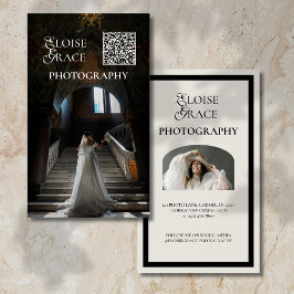 Redactioneel Script QR-code en Photo Professional Visitekaartje