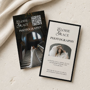 Redactioneel Script QR-code en Photo Professional Visitekaartje