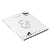 Redactioneel zwart laboratorium notitieblok (Schuin)