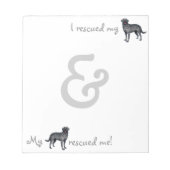 Redactioneel zwart laboratorium notitieblok (Voorkant)