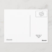 Redactionele Cartoon van Charles Darwin 1871 Briefkaart (Achterkant)