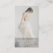 Redactionele foto QR Code Professionele fotografie Visitekaartje (Voorkant)