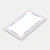 Redactionele moderne Typografie Post-it Notes - Pa (Schuin)