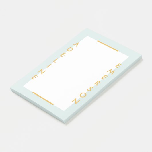 Redactionele moderne Typografie Post-it Notes - Pa (Schuin)