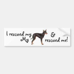 Redactionele Speelgoed Manchester Terrier Bumpersticker