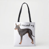 Redactionele Speelgoed Manchester Terrier Tote Bag (Voorkant)