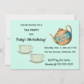 Redactionele theepot- en theekoppen op zaterdag Te Kaart (Voorkant)