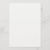 Redactionele typografie Huwelijksprogramma Programmakaart (Achterkant)
