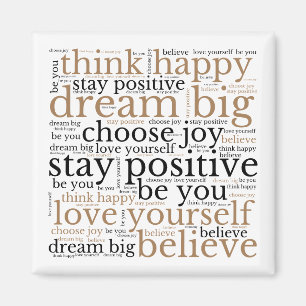 Redactivering WordArt Pattern Black Gold Magneet